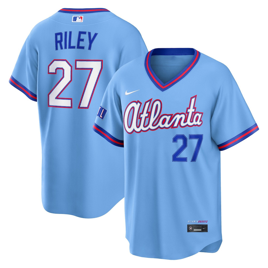 #27 Austin Riley Atlanta Braves 2026 City Connect Jersey Shop Atlanta Baseball Merch Gifts