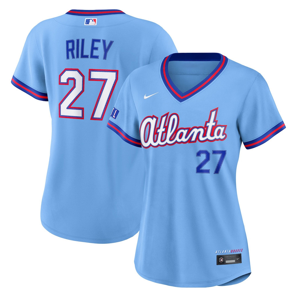 #27 Austin Riley Atlanta Braves 2026 City Connect Jersey Shop Braves Merch Gifts For Her