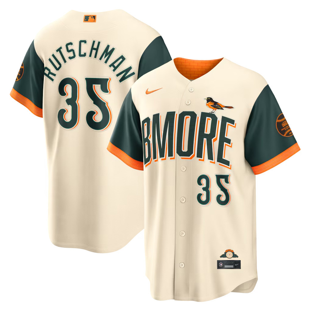 #35 Adley Rutschman Baltimore Orioles 2026 City Connect Jersey Shop Orioles Merch Gifts
