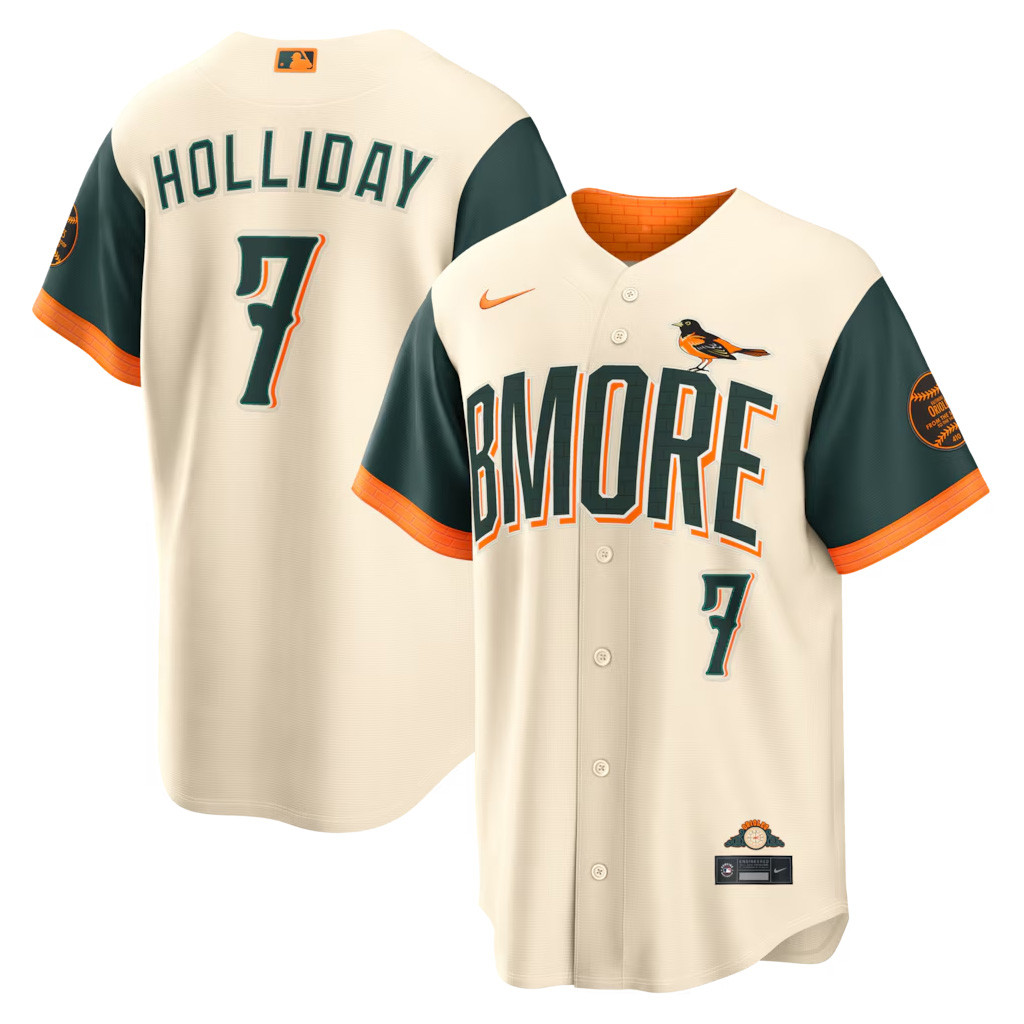 #7 Jackson Holliday Baltimore Orioles 2026 City Connect Jersey Shop Orioles Merch Fan Gifts