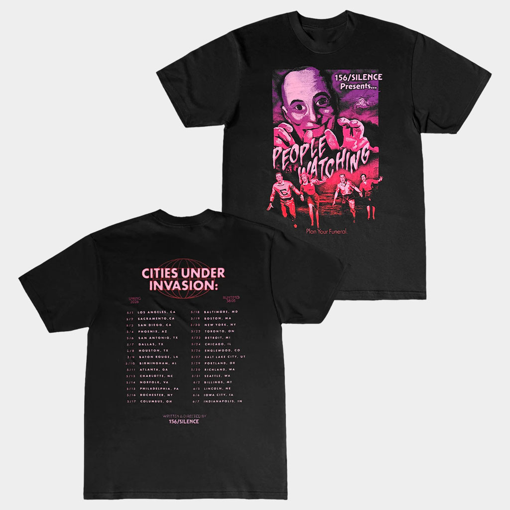 156 Silence Merch 2026 Plan Your Funeral T-Shirt People Watching Shirt Gift For Band Fans