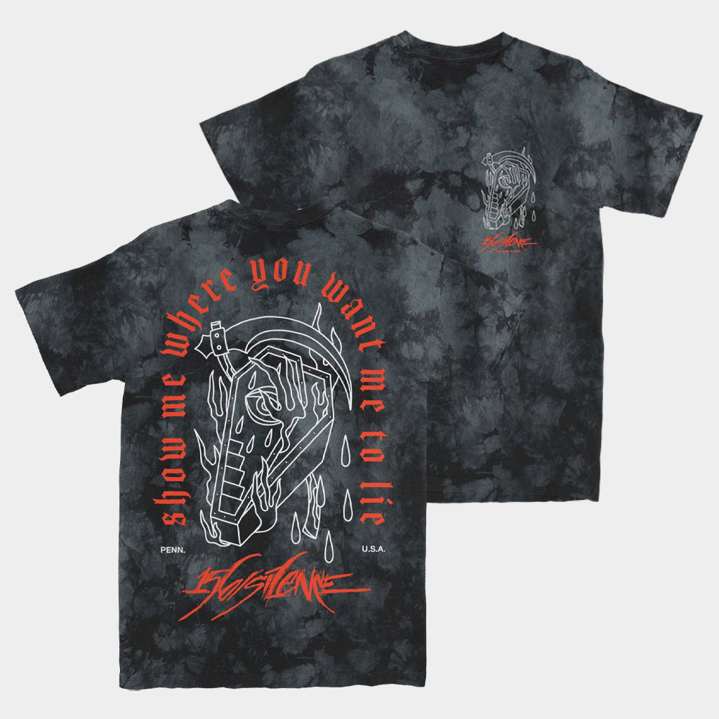 156 Silence Merch Coffin T-Shirt Show Me Where You Want Me To Lie 156 Silence Shirt Fans Gift