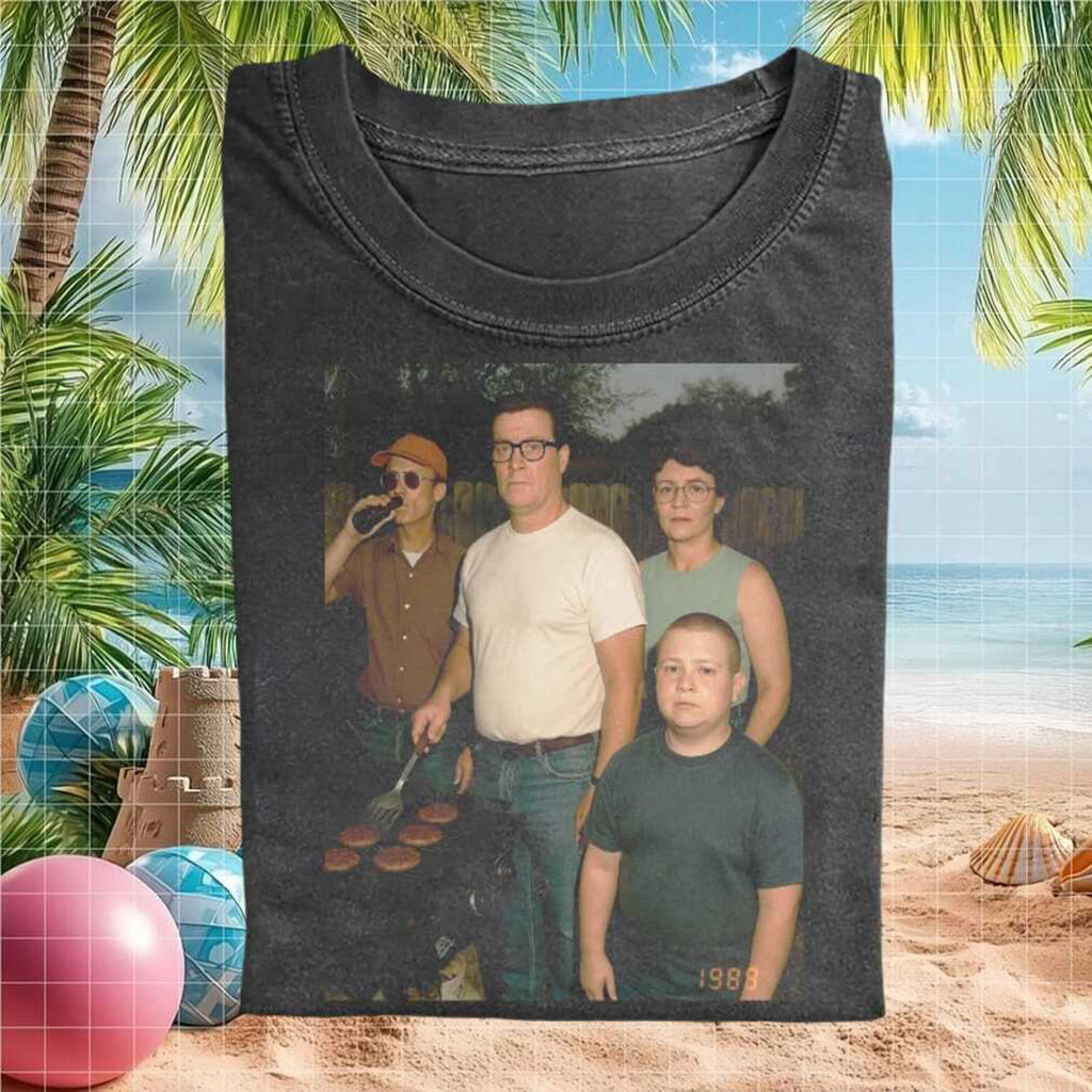 1988 Vintage Family BBQ T-Shirt Grill Master Summer Party Clothing Gift Ideas For Men