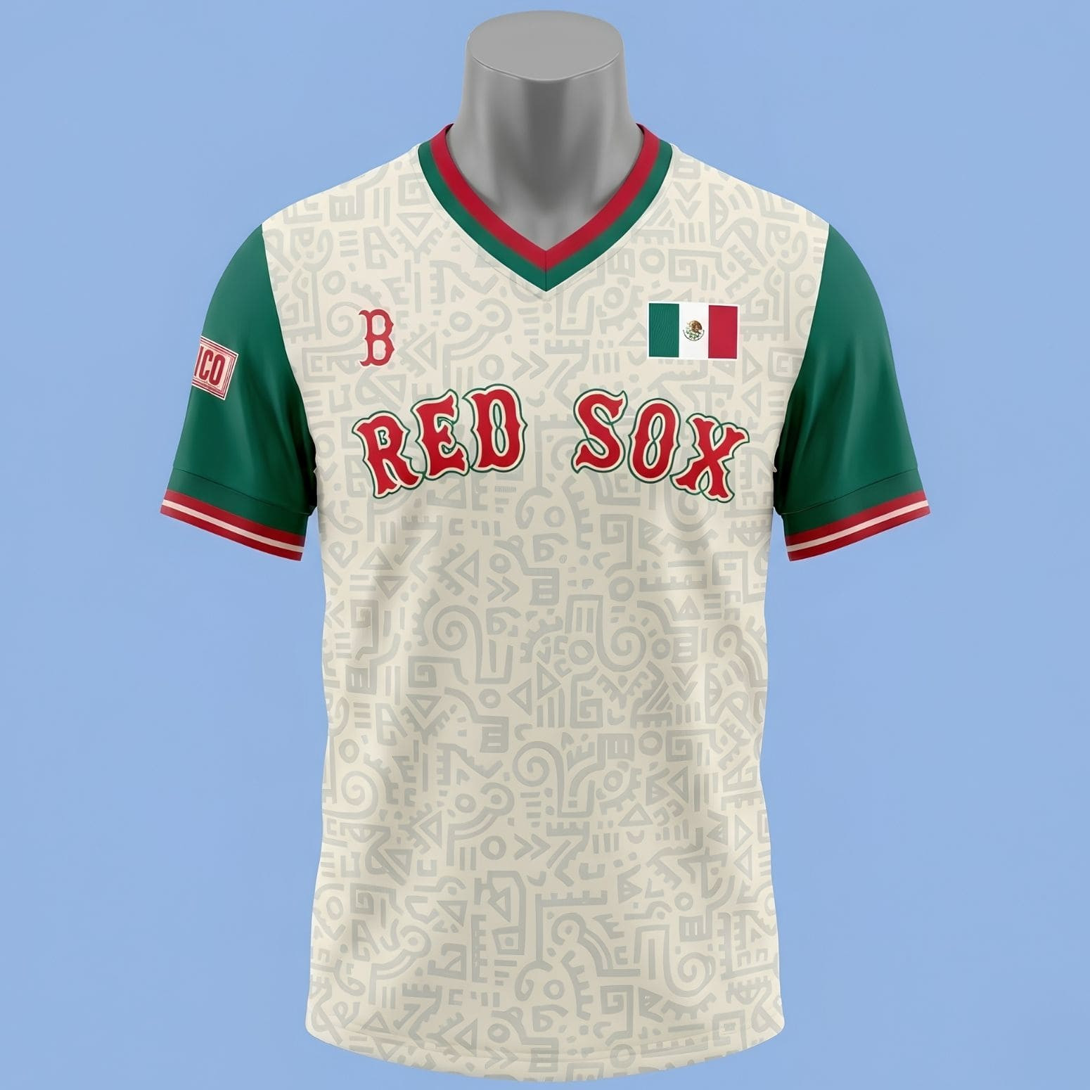2026 Boston Red Sox Mexican Celebration Jersey Red Sox Merch Gift Ideas For Baseball Fans