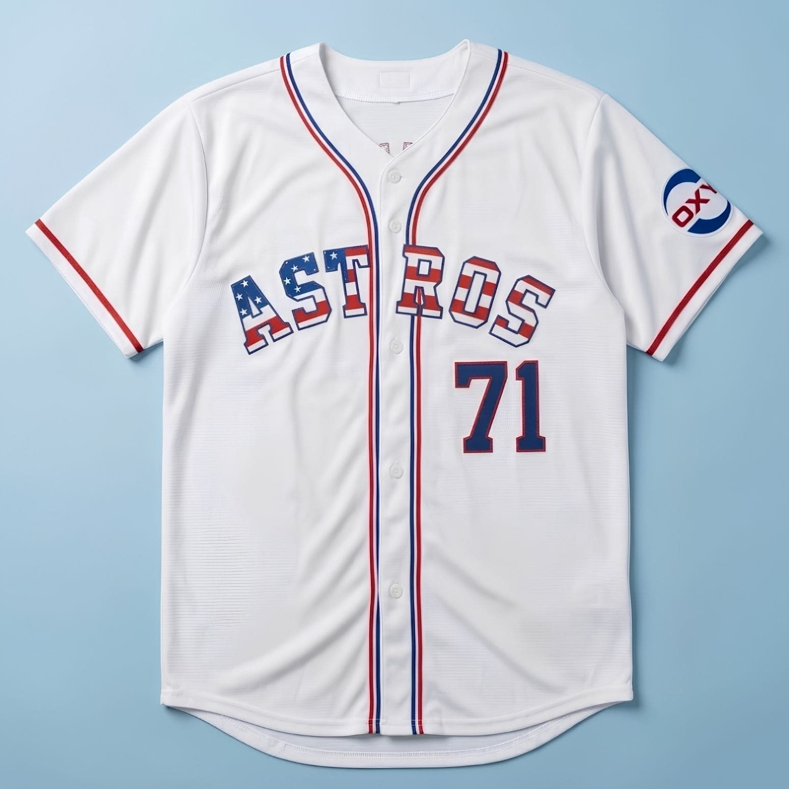 2026 Houston Astros #71 Josh Hader Patriotic Jersey Astros Merch Gifts For Baseball Fans