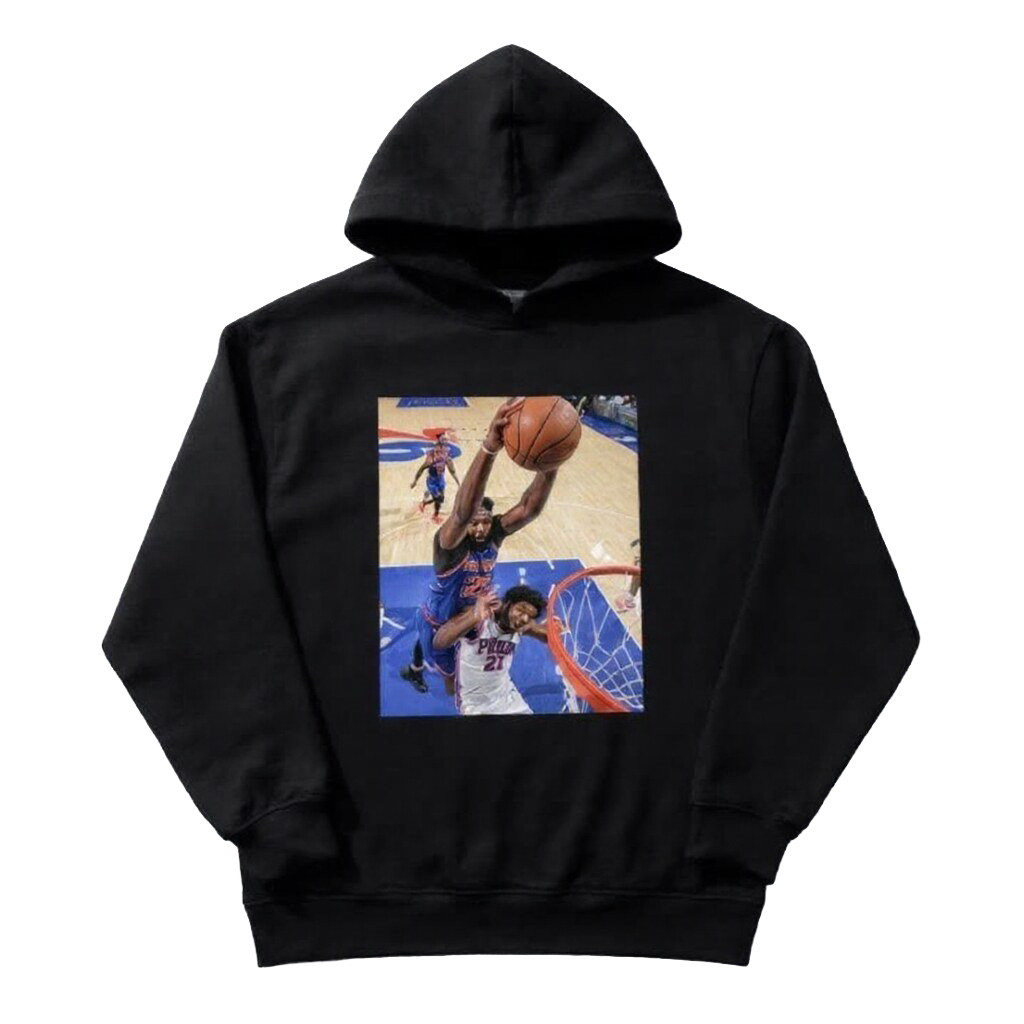 2026 Joel Embiid Mitchell Robinson Dunking Hoobie Best Gifts For Basketball Fans