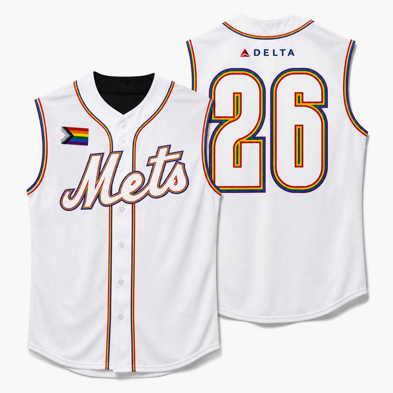 2026 Mets Pride Sleeveless Jersey