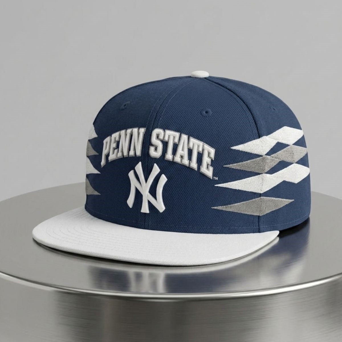 2026 New York Yankees Retro Style Penn State Snapback Hat Embroidered Yankees Merch Him Gifts