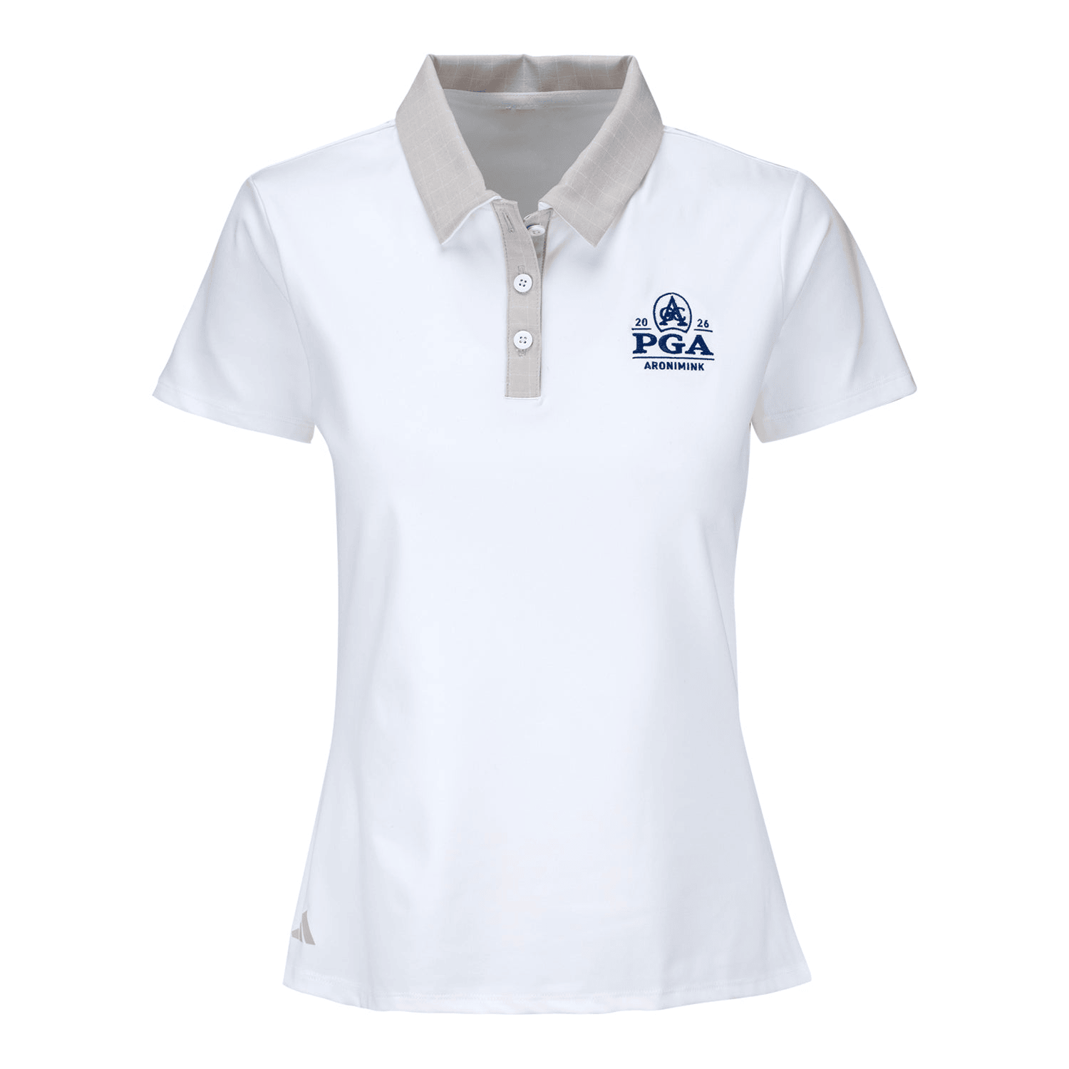2026 PGA Championship Merch PGA Championship Women's Grid Pattern Polo Shirt Mother Gifts