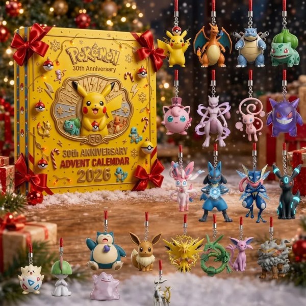 2026 Pokemon 30Th Anniversary Advent Calendar Pokemon Merch Christmas Gift For Friends - Image 2