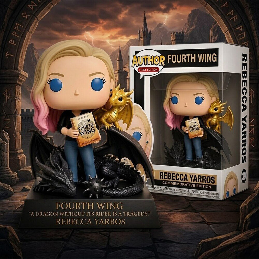 2026 Rebecca Yarros Violet Sorrengail Tairn Fourth Wing Funko Pop Desk Decor Gifts For Friends