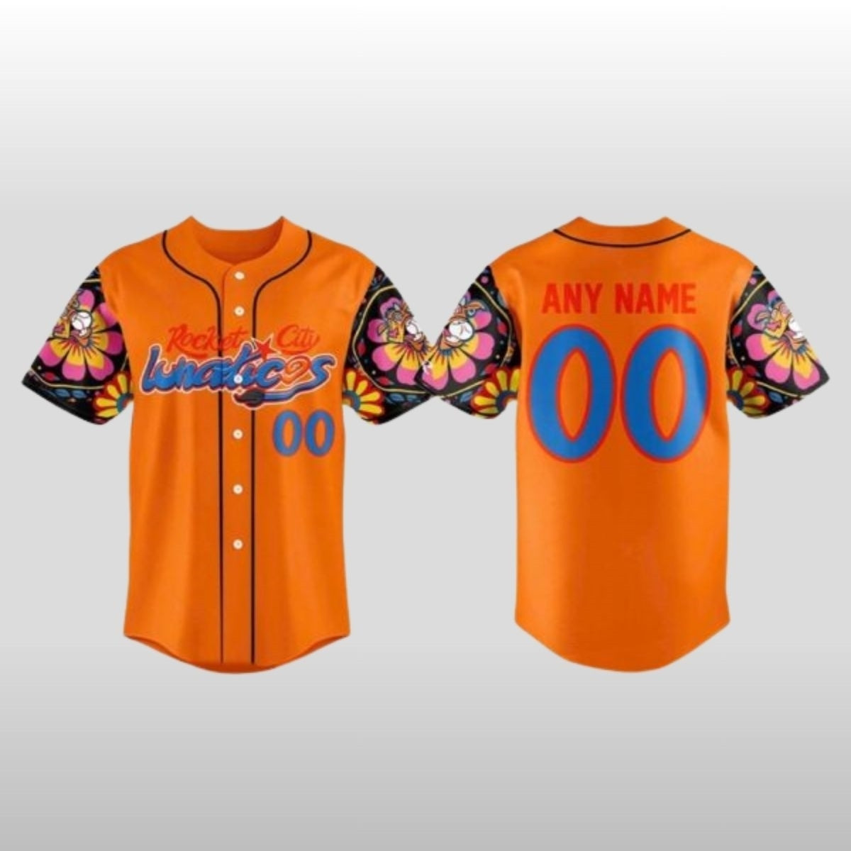 2026 Rocket City Lunaticos Floral Sleeves Baseball Jersey
