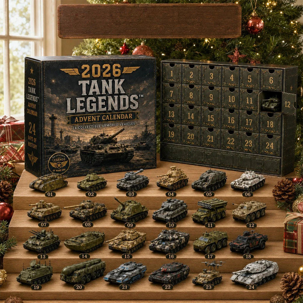 2026 Tank Legends Advent Calendar 24 Day Of History Christmas Countdown Box Best Xmas Gift
