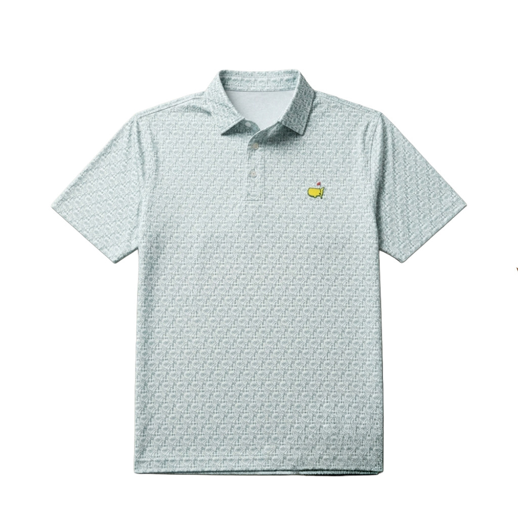 2026 The Masters Merch Augusta National Golf Tournament Inspired Green Golf Polo Shirt For Men