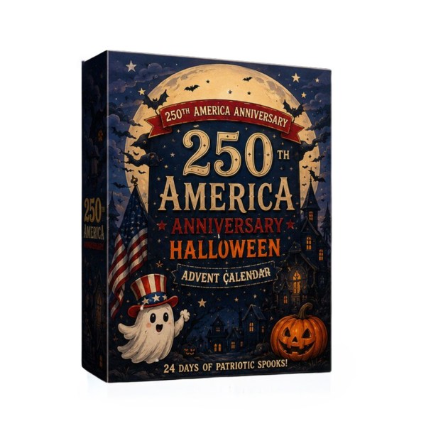 250Th America Anniversary Halloween Advent Calendar Patriotic Spooks Acrylic Charms Gifts - Image 2