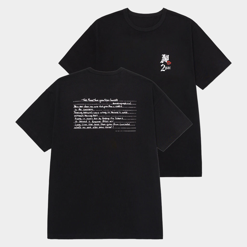 2Pac Merch 2026 Rose Poem T-Shirt 2Pac Shirt Gift Ideas For Hip Hop Lovers
