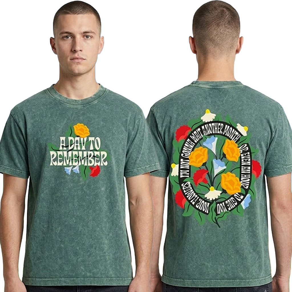 A Day To Remember Summer Collection 2026 Your Flowers T-Shirt ADTR Merch Gift For Rock Lovers