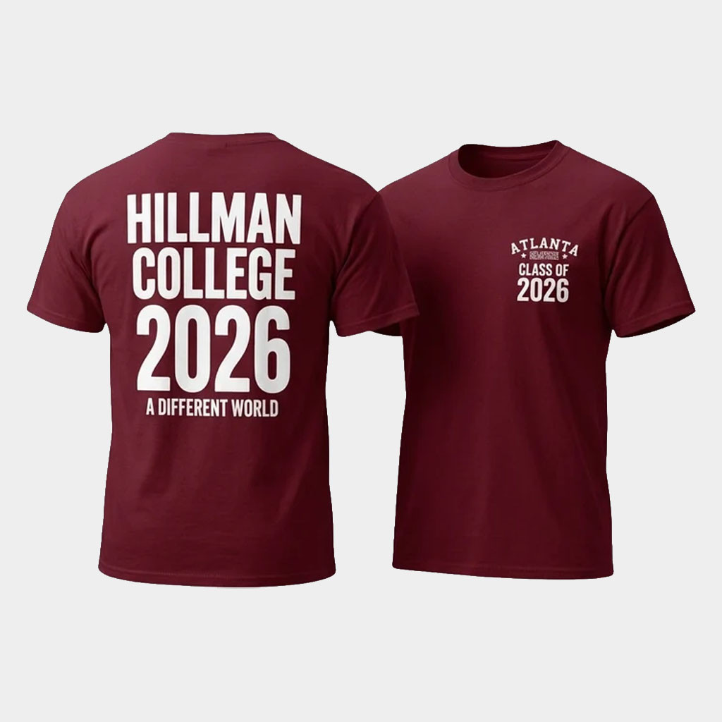 A Different World Merch Atlanta Class Of 2026 Hillman College A Different World Shirt Fan Gifts