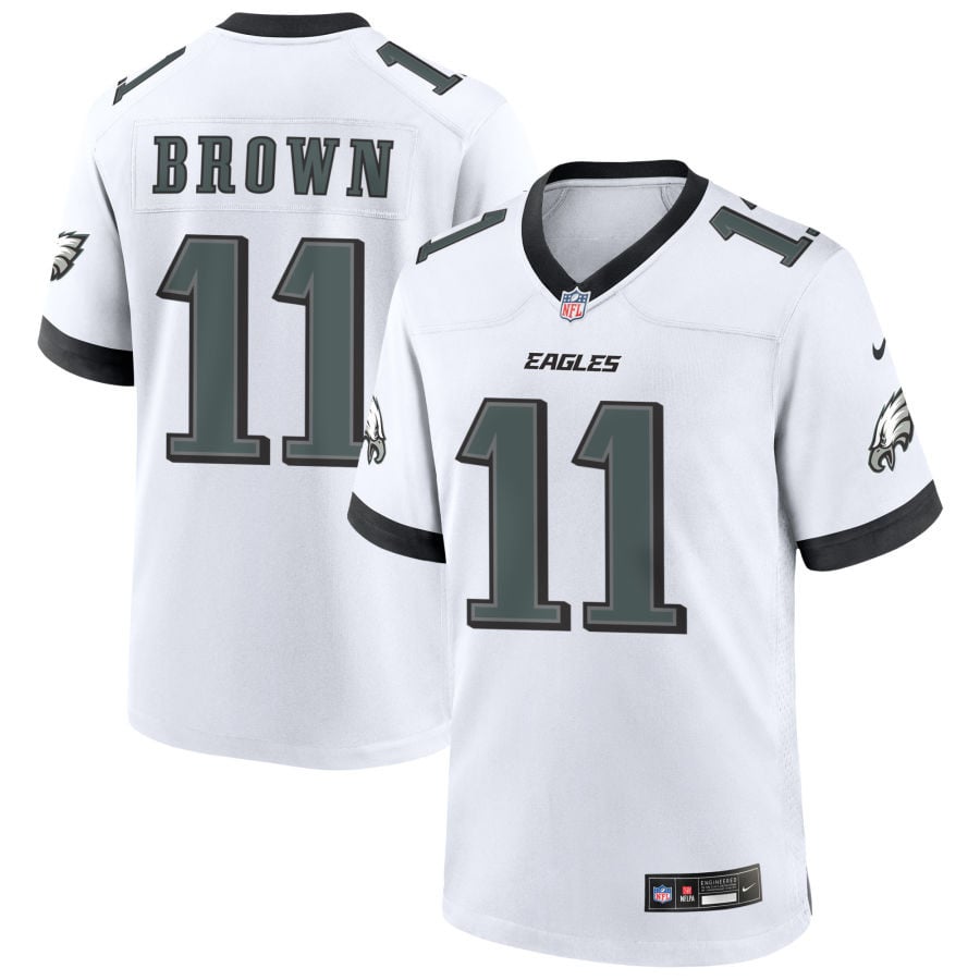 A.J. Brown Philadelphia Eagles 2025 Game Jersey - White