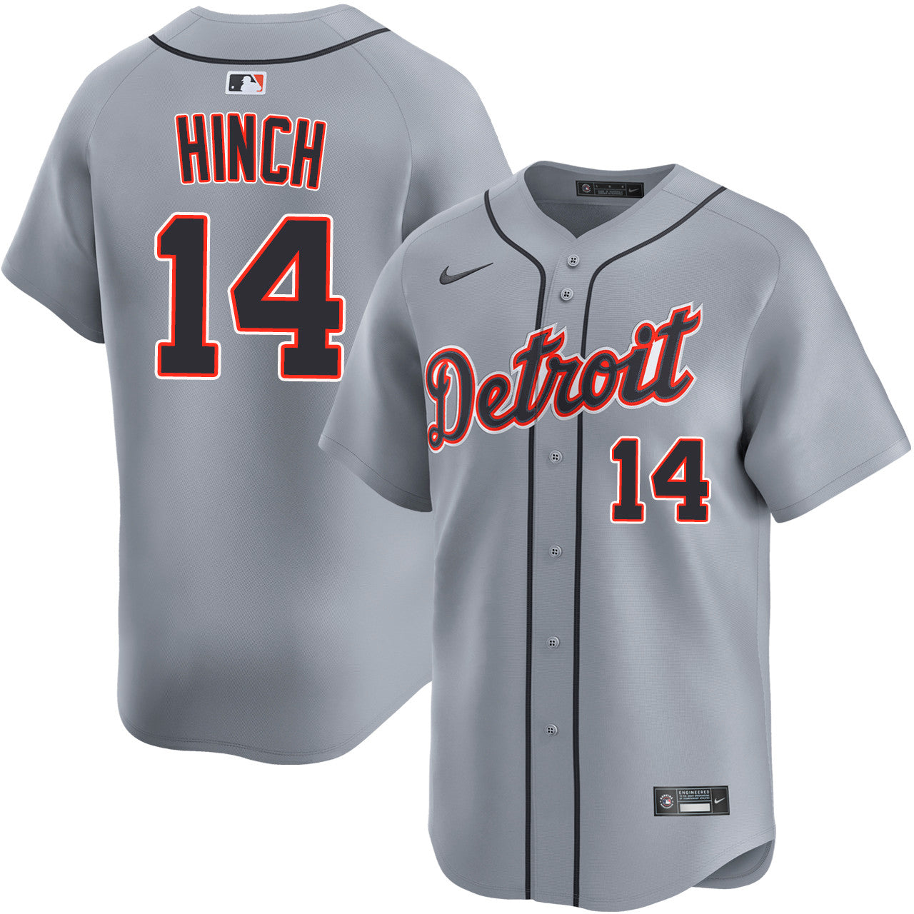 A.J.Hinch Detroit Tigers 2026 Road Limited Jersey - Grey