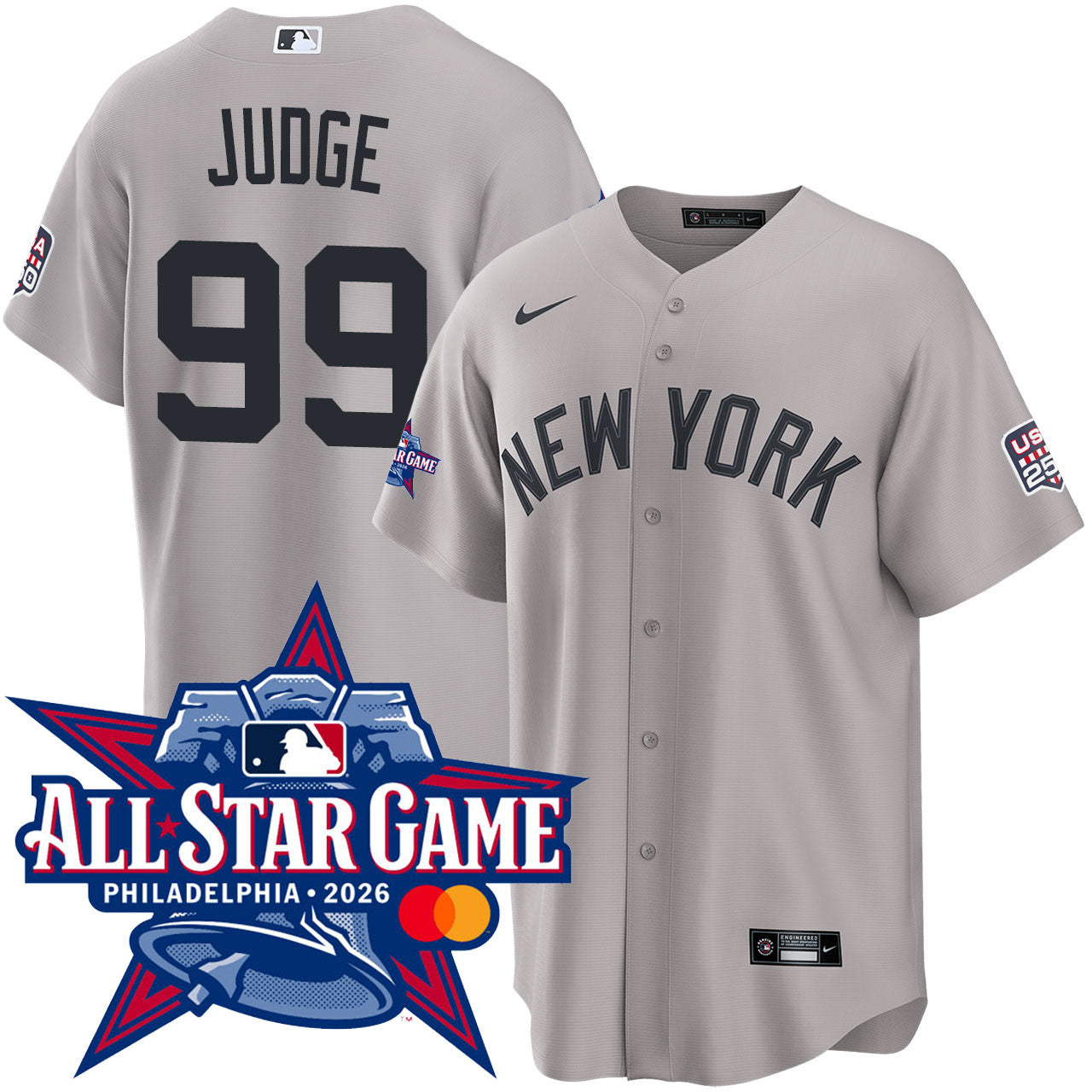 Aaron Judge New York Yankees 2026 All-Star Game Road Jersey