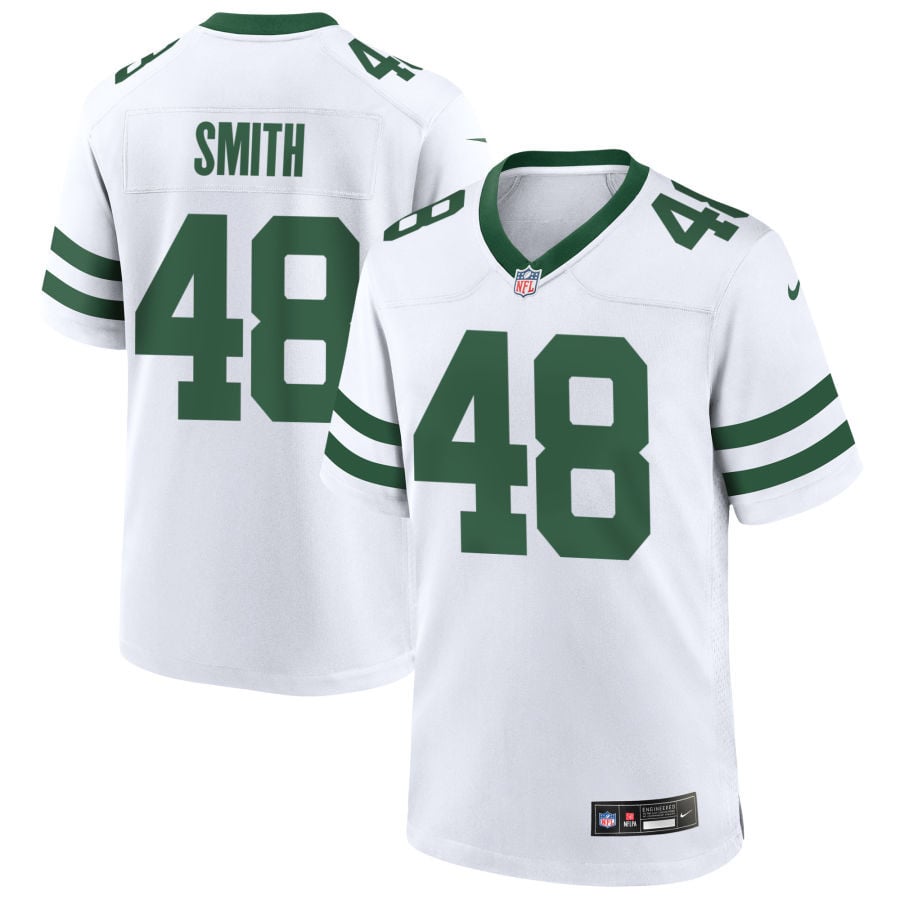 Aaron Smith New York Jets 2025 Game Jersey - Legacy White