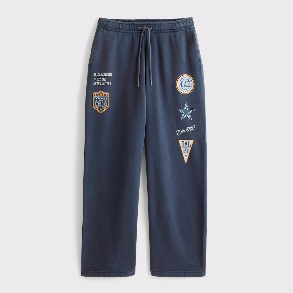 Abercrombie & Fitch x NFL Merch 2026 Dallas Cowboys Est 1960 America's Team Sweatpants Cowboys Merch