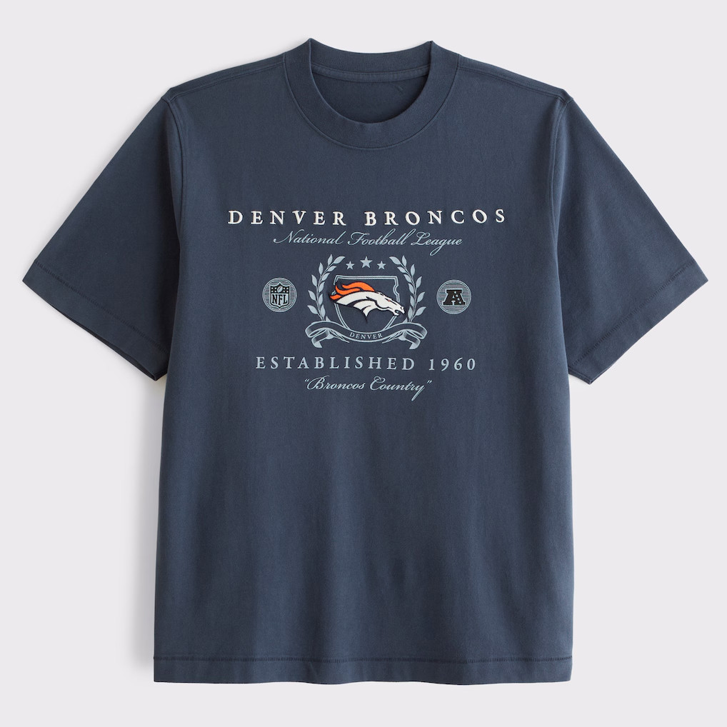 Abercrombie & Fitch x NFL Merch 2026 Denver Broncos National Football League Shirt Broncos Merch