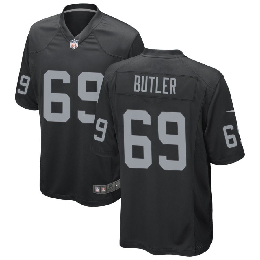 Adam Butler Las Vegas Raiders 2025 Game Jersey - Black