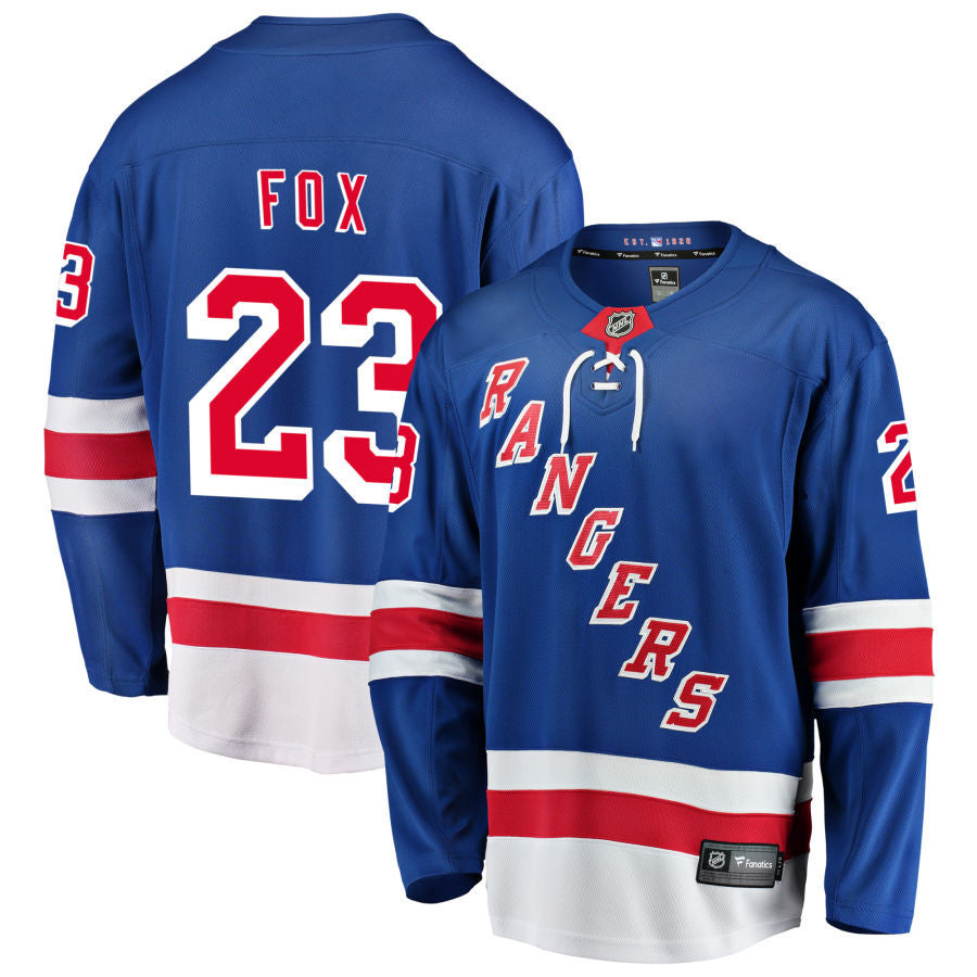 Adam Fox New York Rangers 2025 Home Jersey - Royal 1 Adam Fox New York Rangers 2025 Home Jersey - Royal