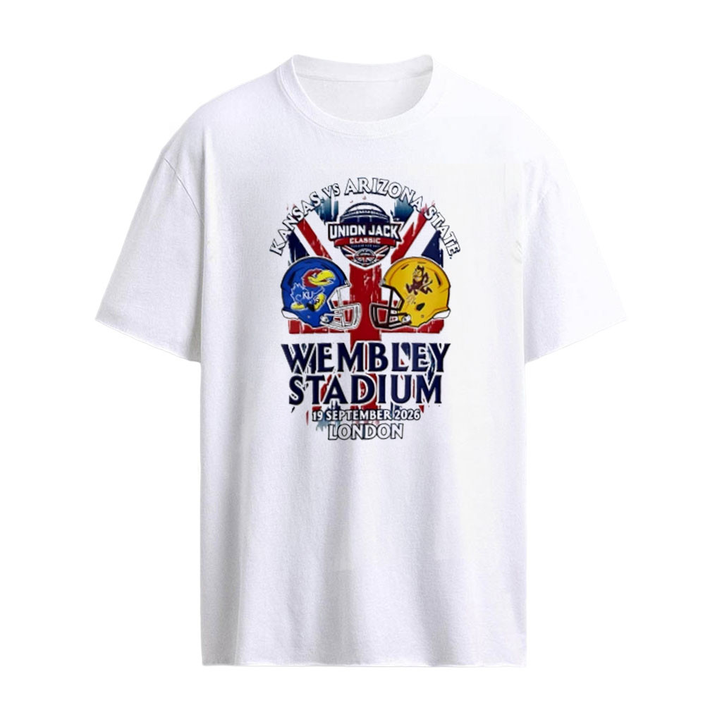 Adidas Kansas vs Arizona State London Wemblwy Stadium Union Jack Classic Match Up 2026 shirt