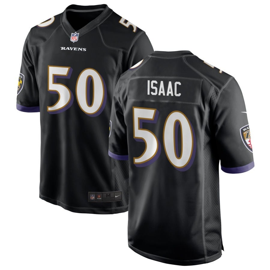 Adisa Isaac Baltimore Ravens 2025 Alternate Game Jersey - Black