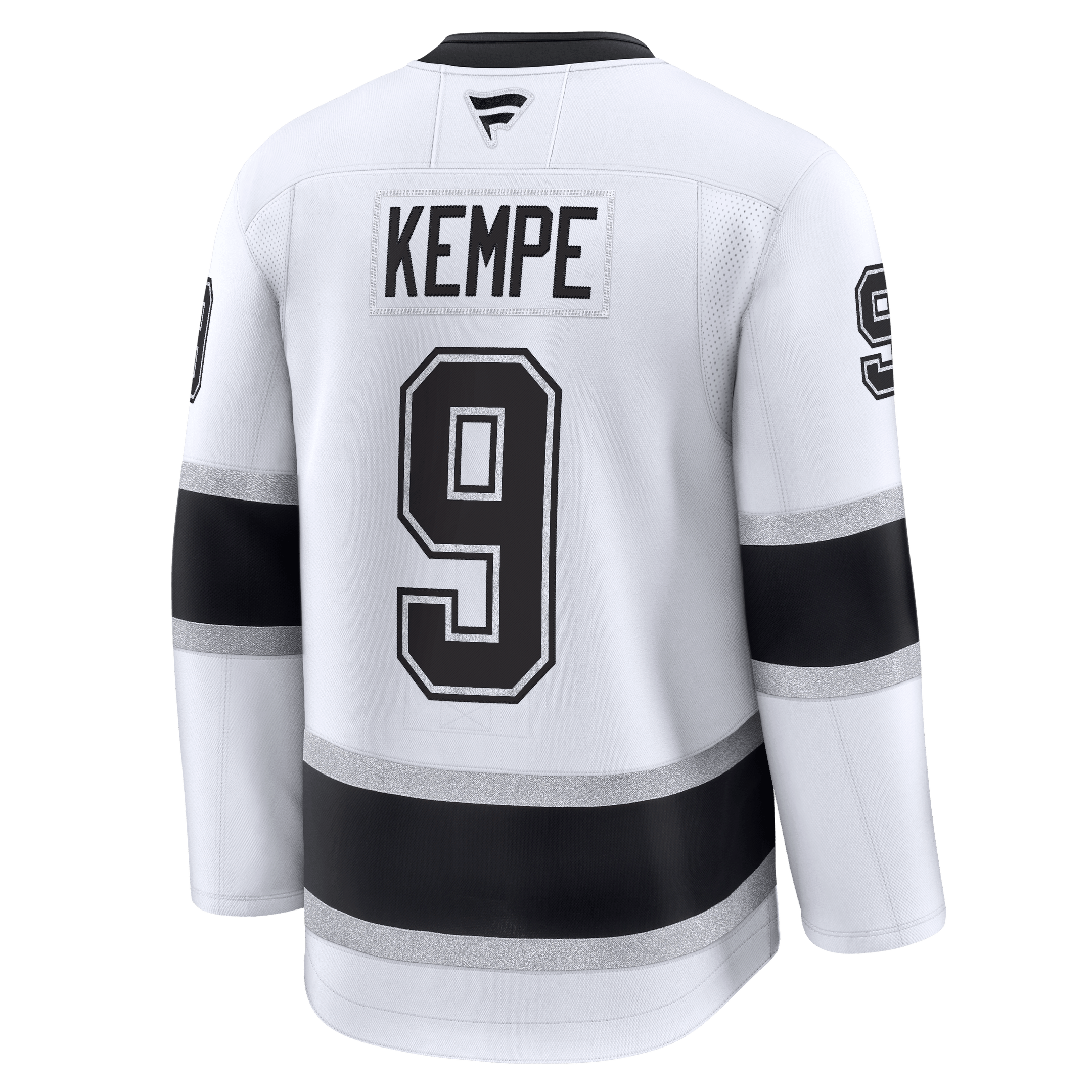 Adrian Kempe Los Angeles Kings 2025 Premium Away Jersey - White 3 Adrian Kempe Los Angeles Kings 2025 Premium Away Jersey - White - Image 3