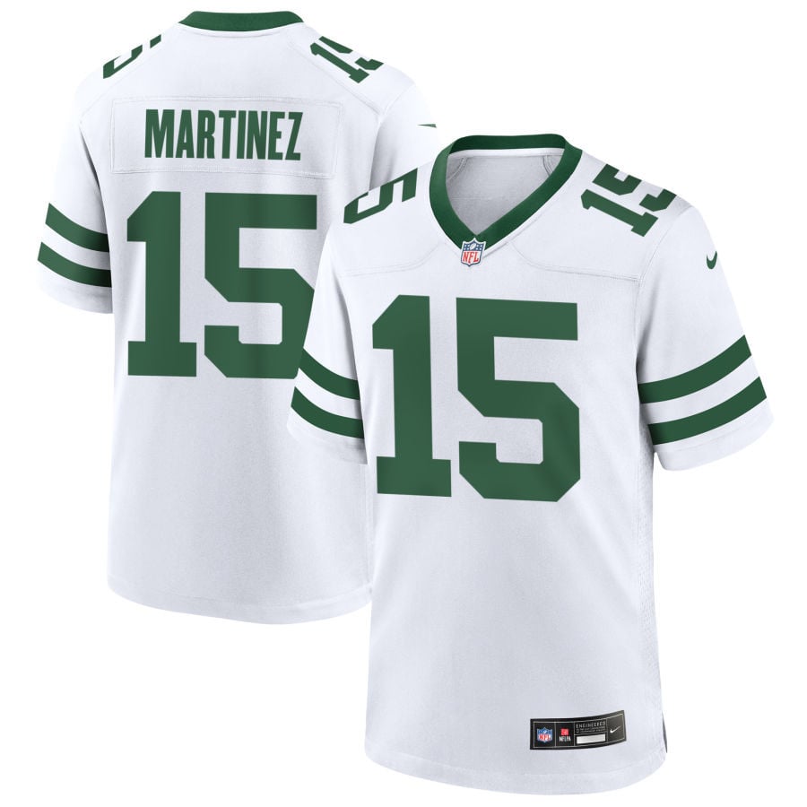 Adrian Martinez New York Jets 2025 Game Jersey - Legacy White