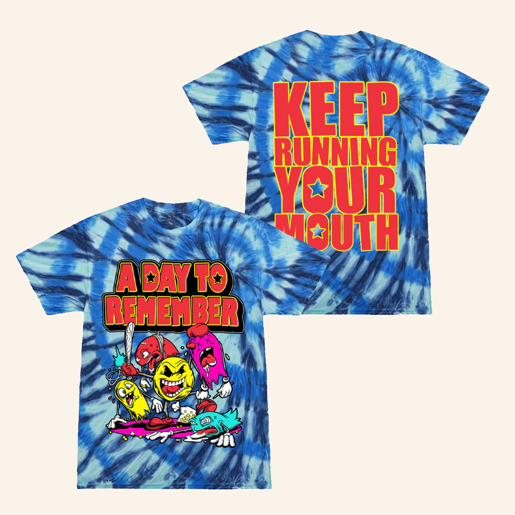 ADTR Merch Arcade T-Shirt A Day To Remember Tie Dye Shirt Gifts For Friends