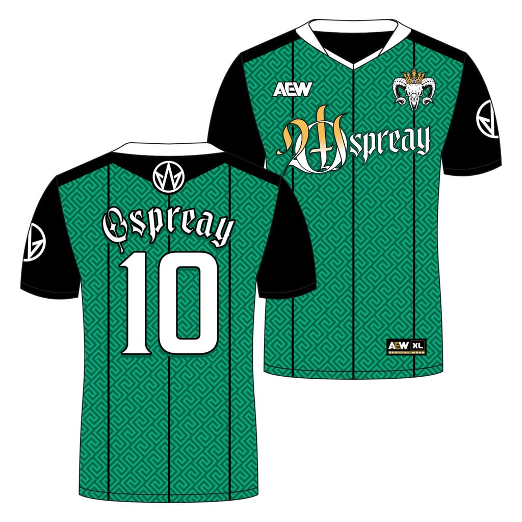 AEW Merch 2026 Will Ospreay Billy Goat FC Jersey Wrestling Fan Clothing Gifts For Husband