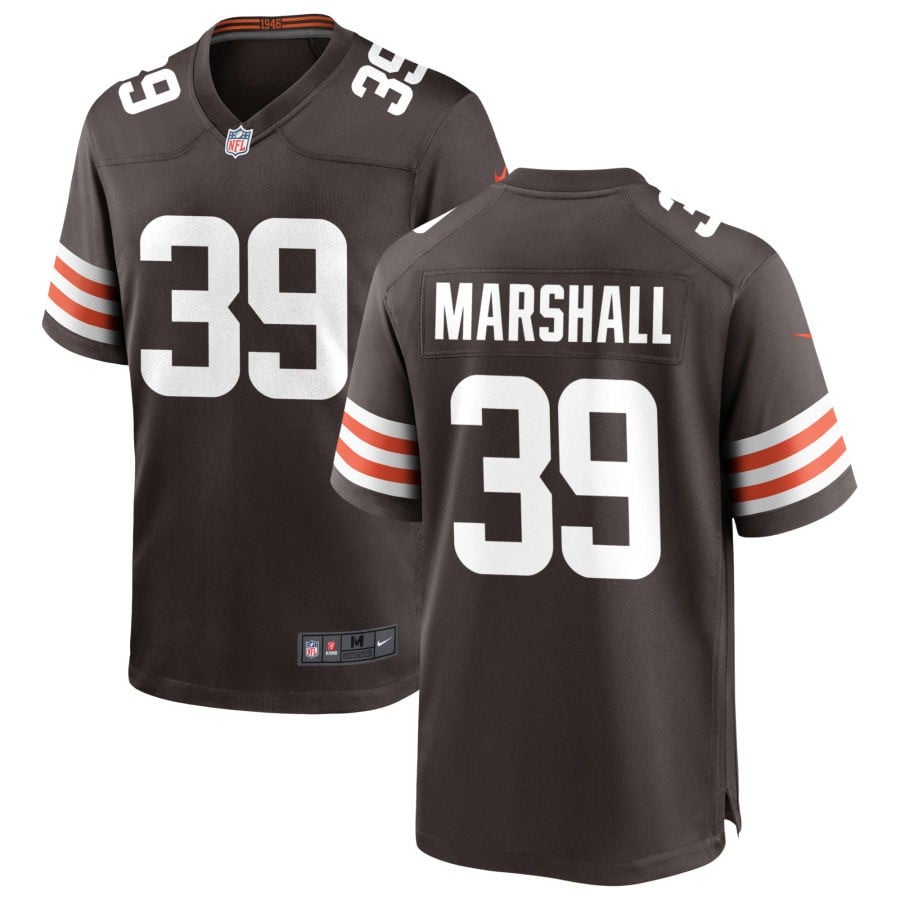 Ahmani Marshall Cleveland Browns 2025 Game Jersey - Brown