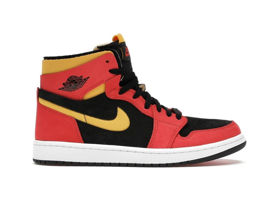 Air Jordan 1 High Zoom Air CMFT Black Chile Red Shoes | CT0978-006