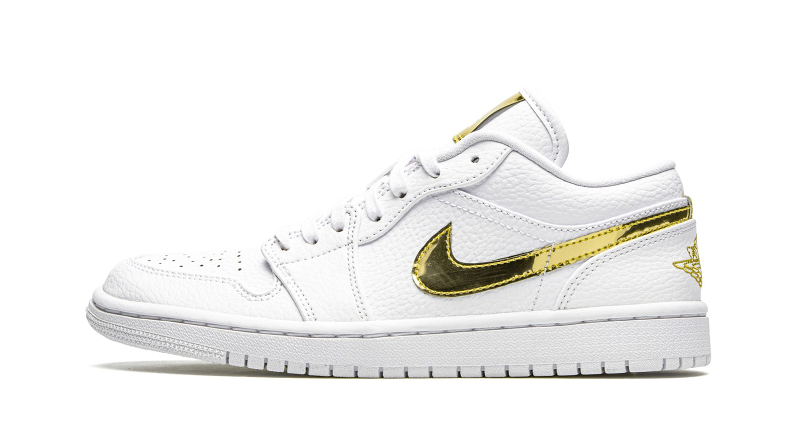 AIR JORDAN 1 LO SE WMNS "White Metallic Gold" - Image 4