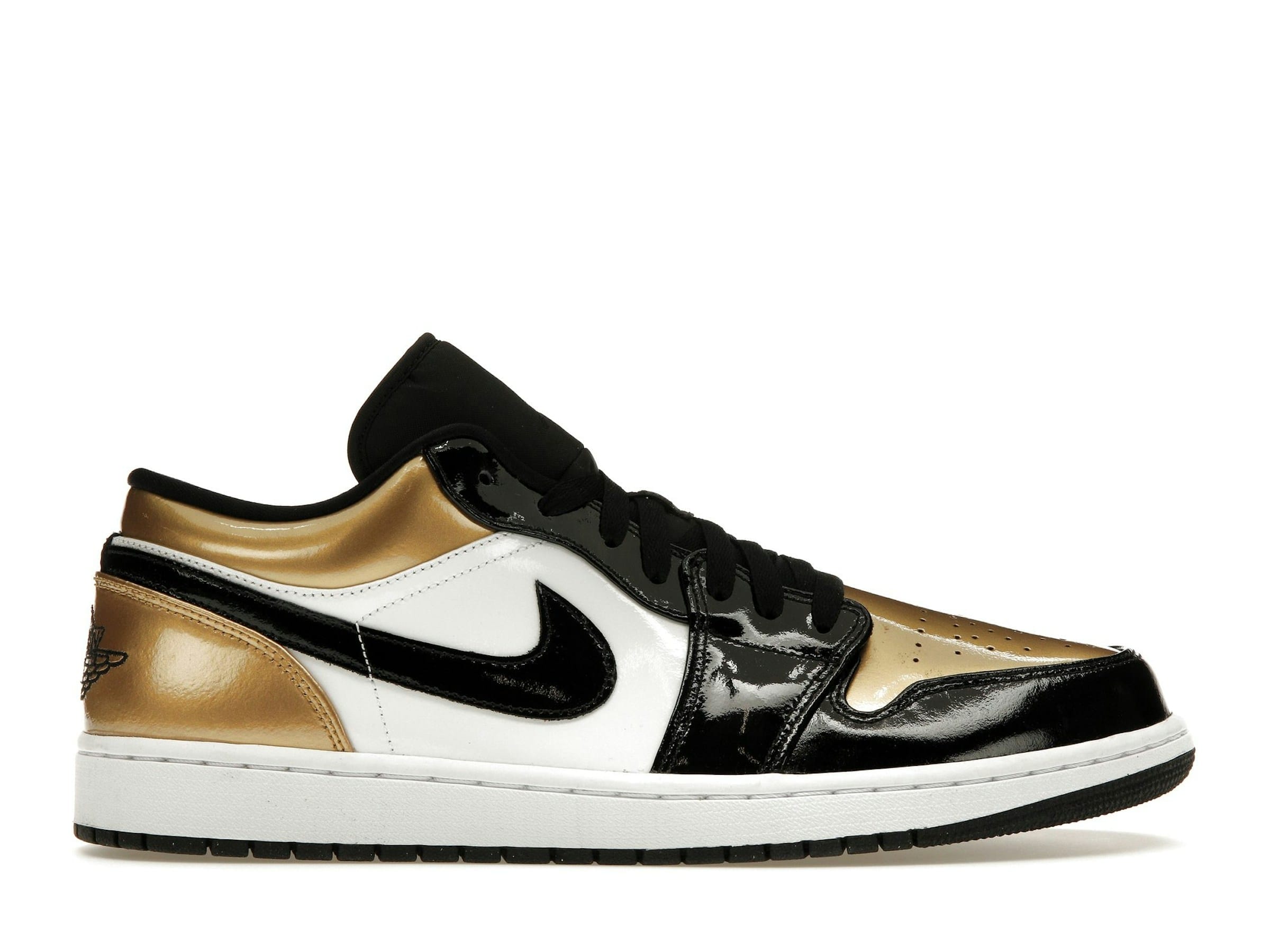 Air Jordan 1 Low Gold Toe Sneakers - CQ9447-700 - Image 2