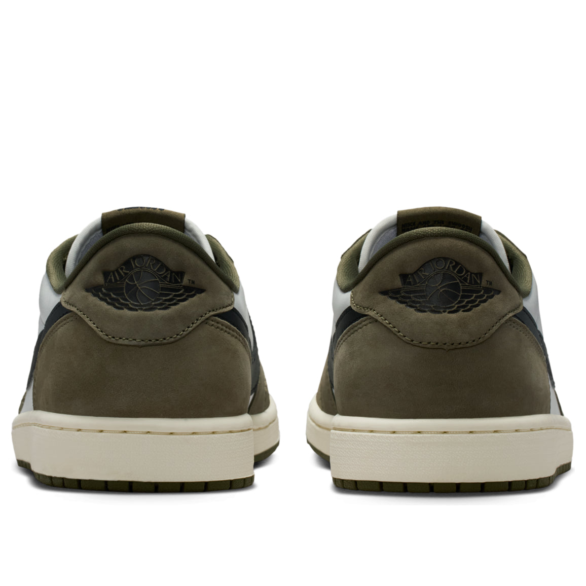 Air Jordan 1 Low OG 'Medium Olive' Sneakers - HQ6998-200 - Image 3
