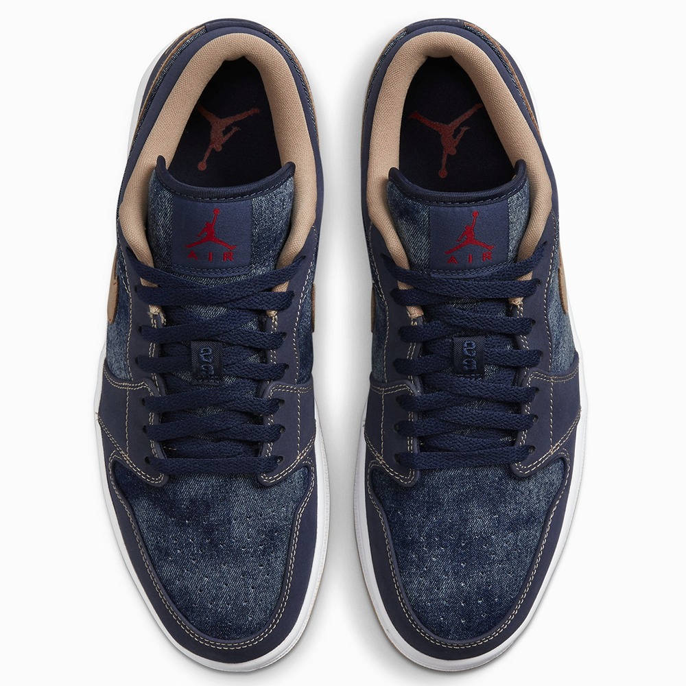 Air Jordan 1 Low SE Denim DH1259-400 - Image 5