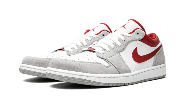 AIR JORDAN 1 LOW SE "White / Grey / Red" - Image 2