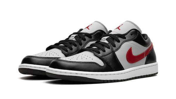 Air Jordan 1 Low WMNS "Black / Grey / Red" - Image 2