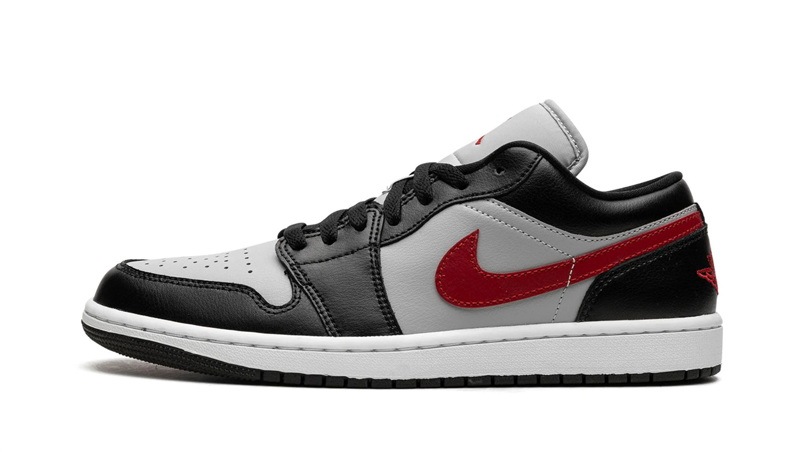 Air Jordan 1 Low WMNS "Black / Grey / Red" - Image 3