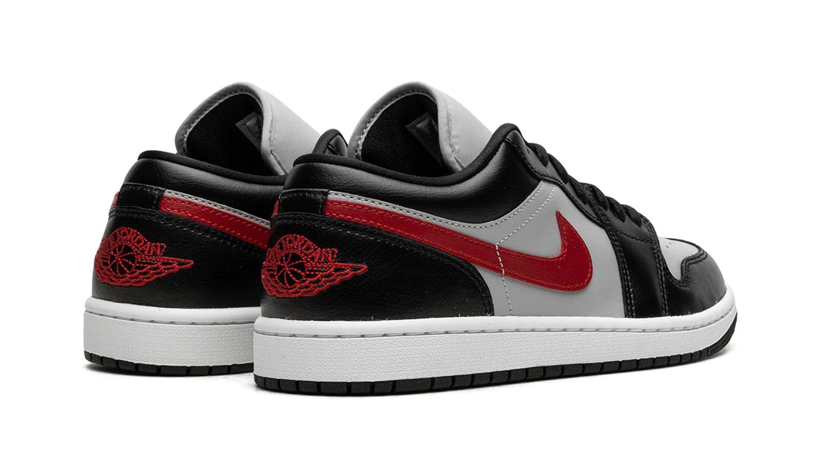 Air Jordan 1 Low WMNS "Black / Grey / Red" - Image 4
