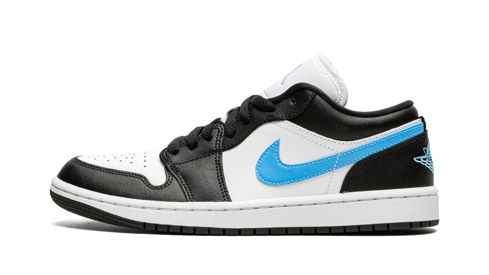 AIR JORDAN 1 LOW WMNS "Black / University Blue" - Image 3