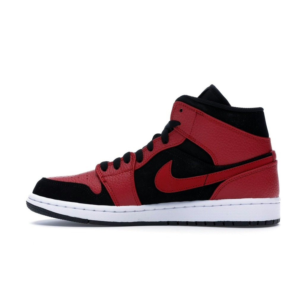 Air Jordan 1 Mid Bred Shoes | 554724-054 - Image 3