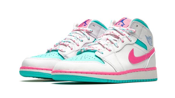 Air Jordan 1 Mid GS "Digital Pink" - Image 2