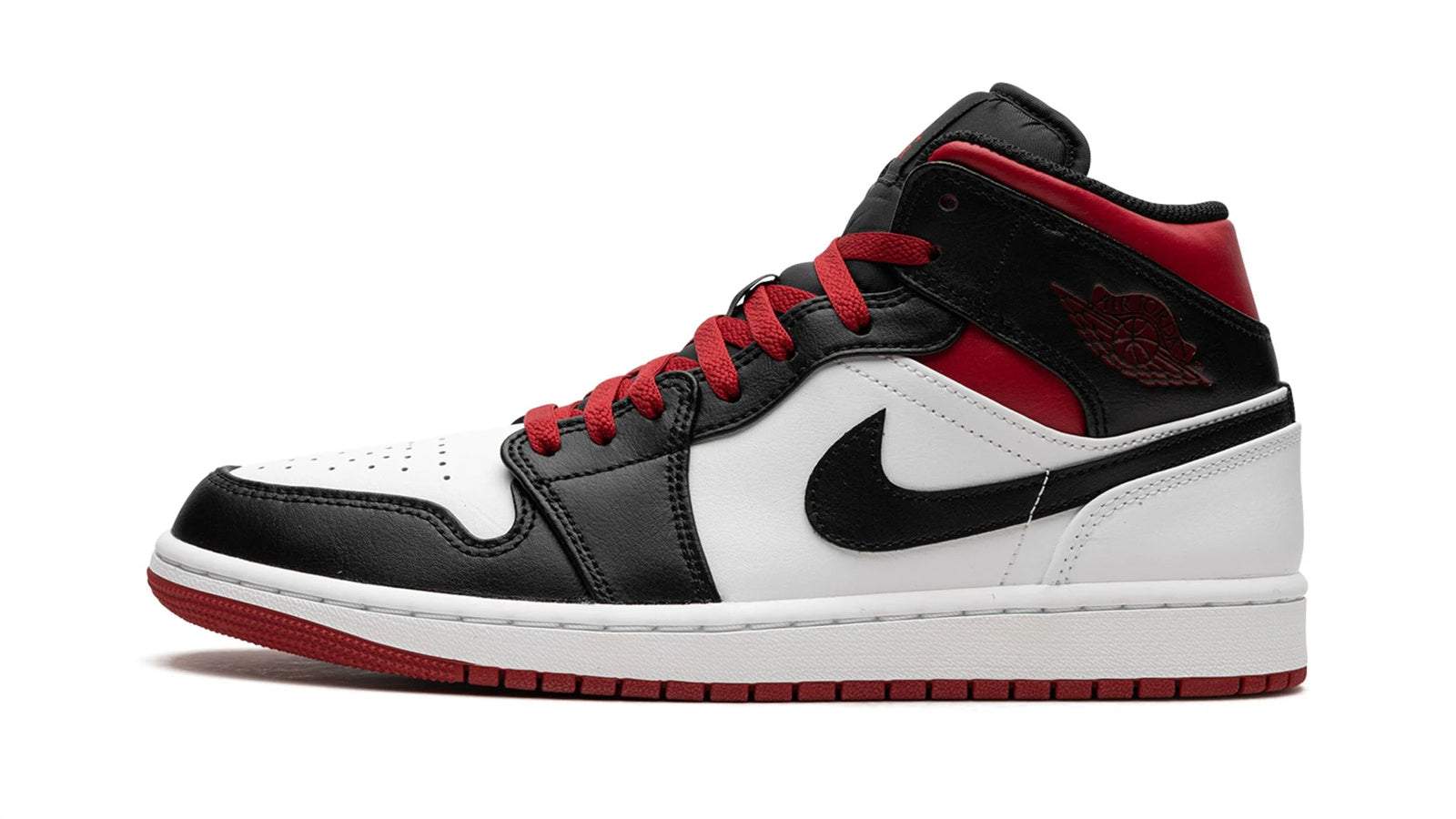 Air Jordan 1 Mid "Gym Red Black Toe" - Image 3